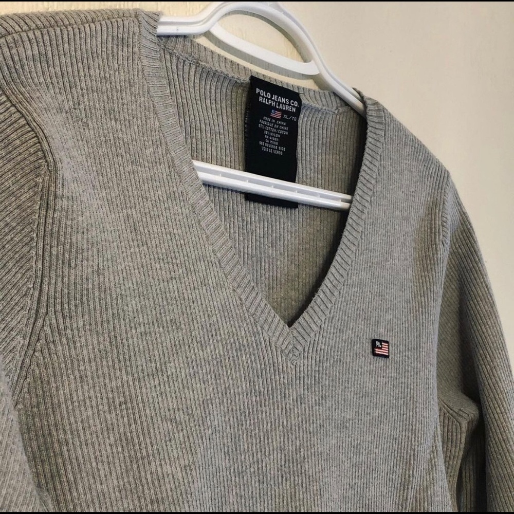Vintage Ralph Lauren Ribbed Long Sleeve - Picture 2 of 2
